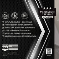 Unflavored Micronized Creatine Monohydrate