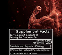 Unflavored Micronized Creatine Monohydrate